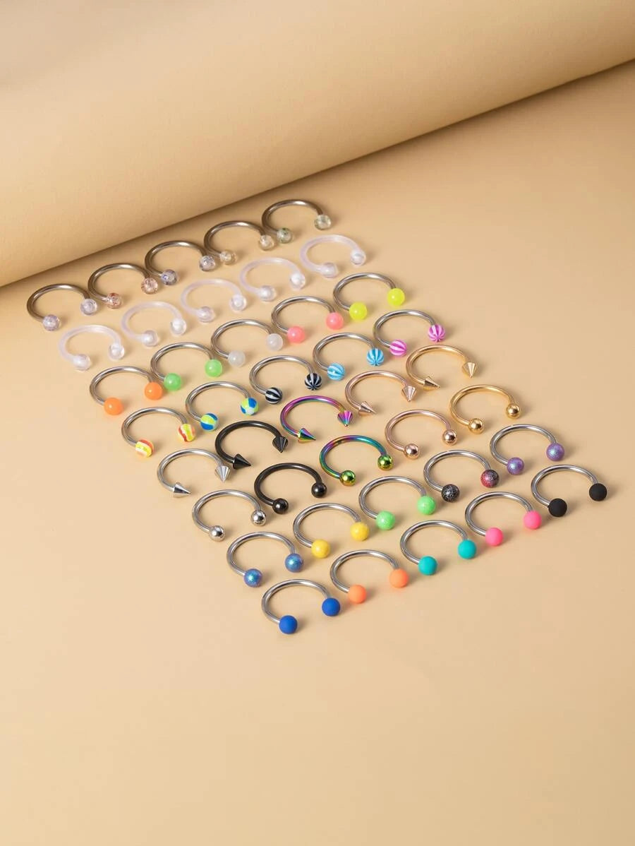 Simple Nose Ring (40pcs)