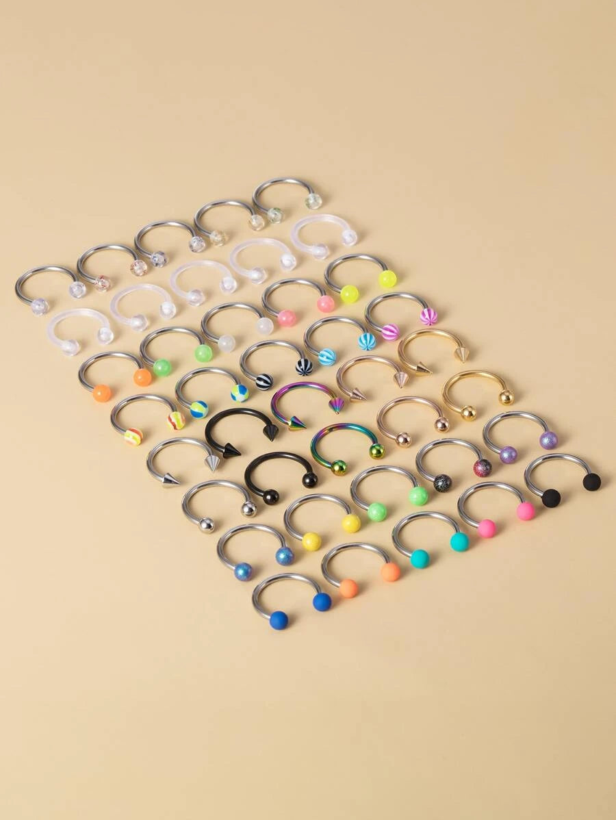 Simple Nose Ring (40pcs)