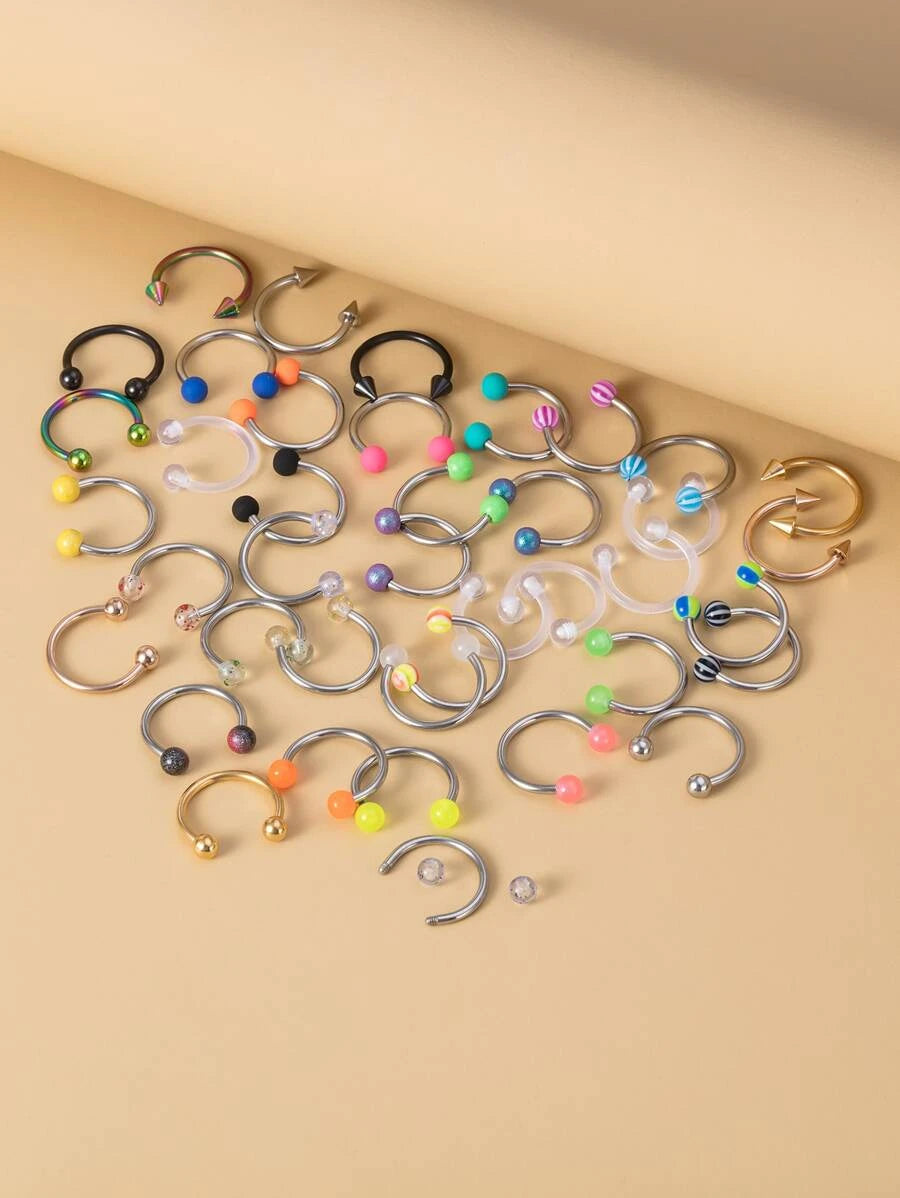 Simple Nose Ring (40pcs)