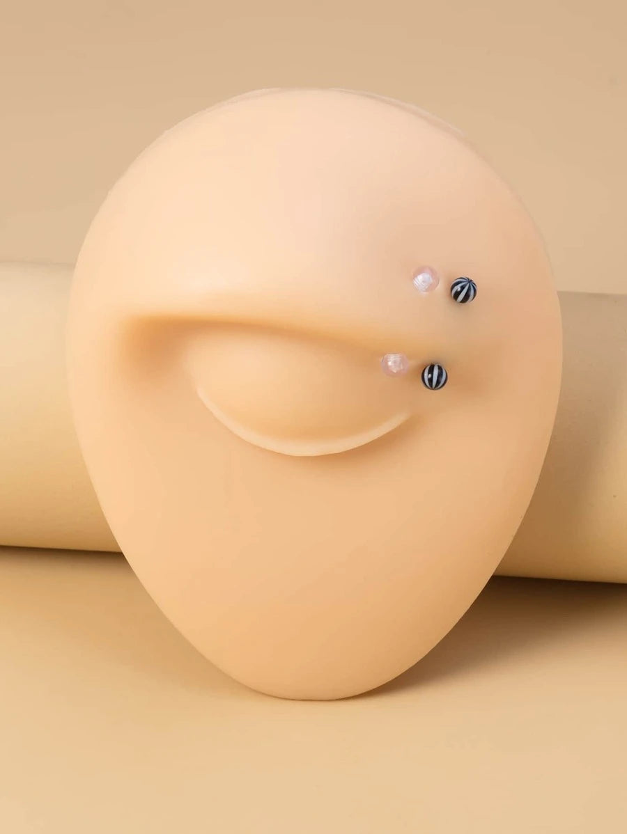 Simple Eyebrow Ring (40pcs)