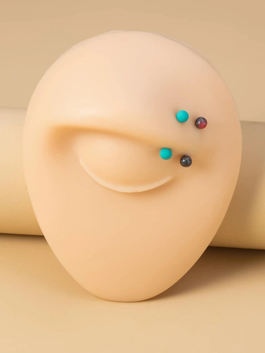 Simple Eyebrow Ring (40pcs)