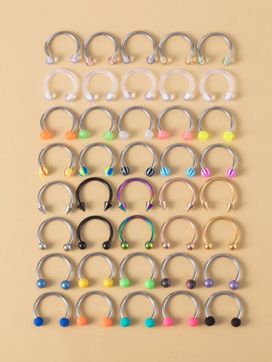Simple Nose Ring (40pcs)