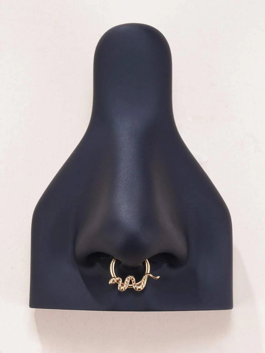 Septum Snake Ring - Gold