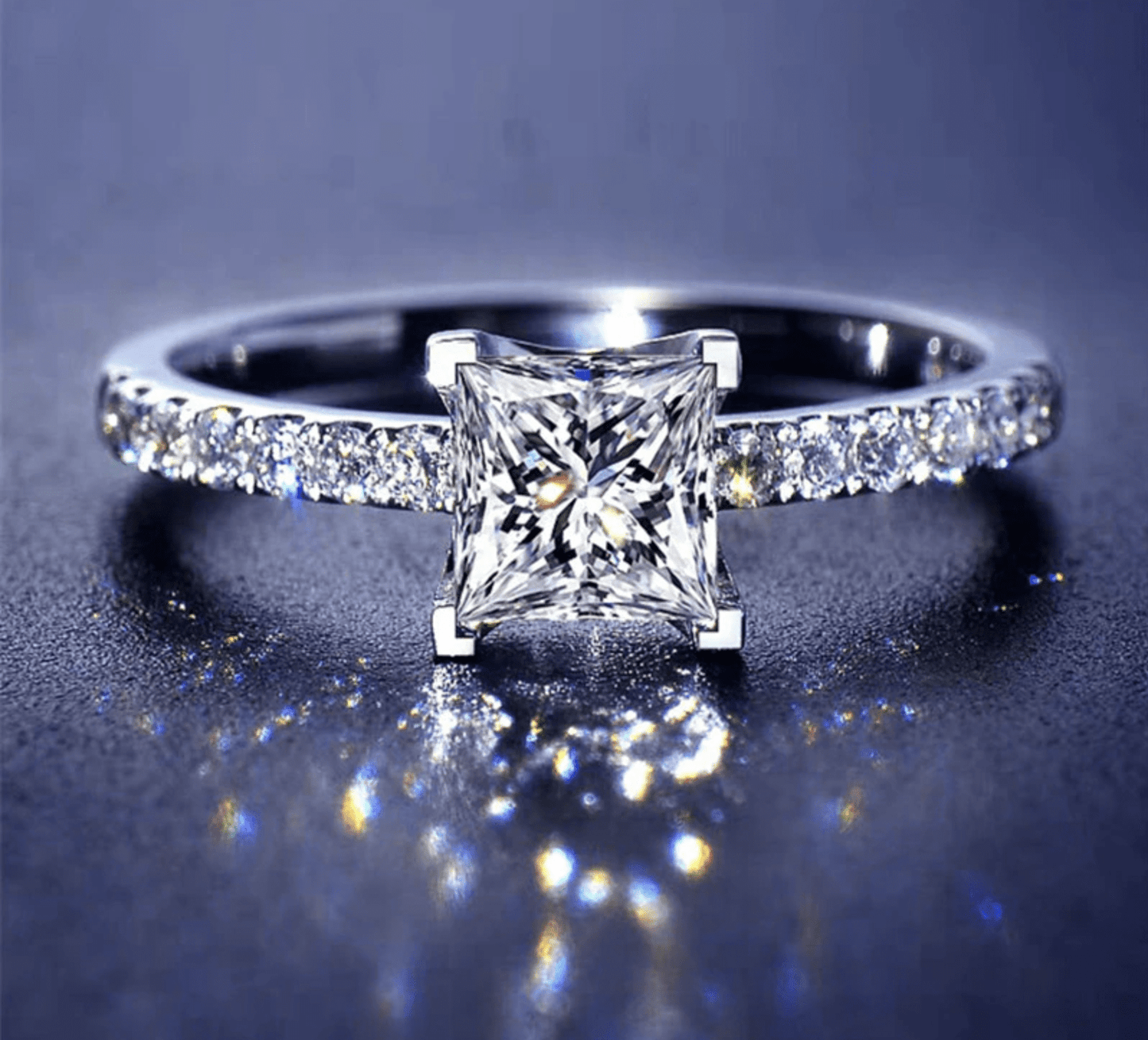 The Penelope Princess Cut Ring