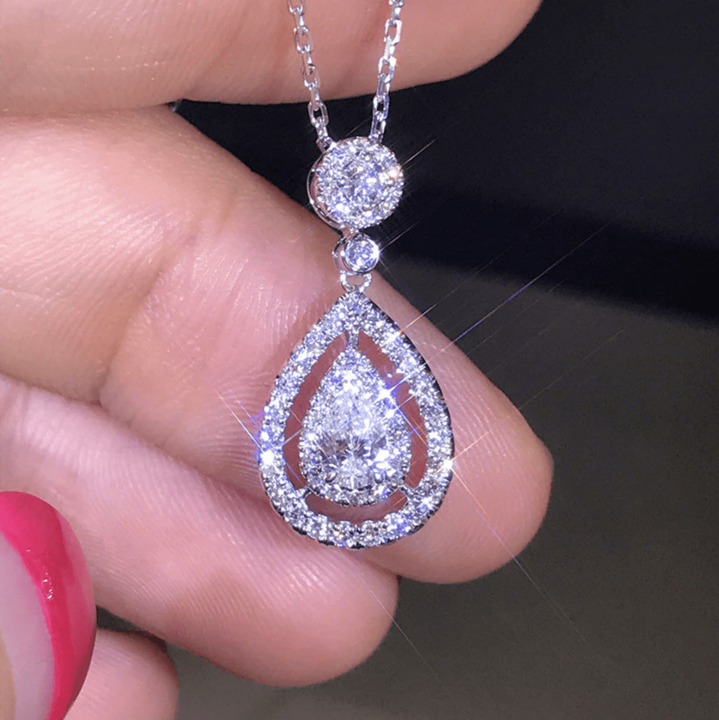 The Aria Pear Necklace