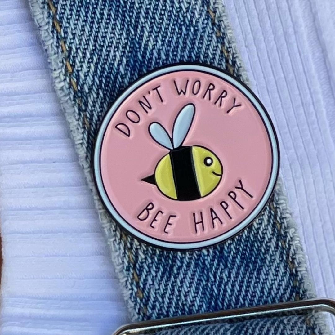 Bee Happy Pin