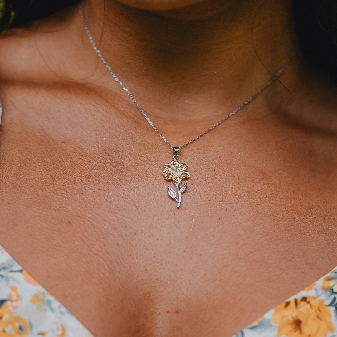 Blooming Sunflower Necklace